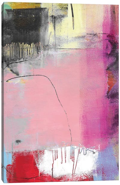 Pink Feature Canvas Art Print