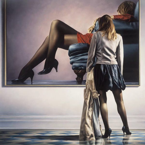 Life Imitates Art: Anonymous Patron by Paul Kelley