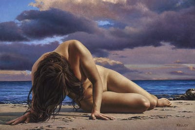 Before The Deluge by Paul Kelley framed canvas print