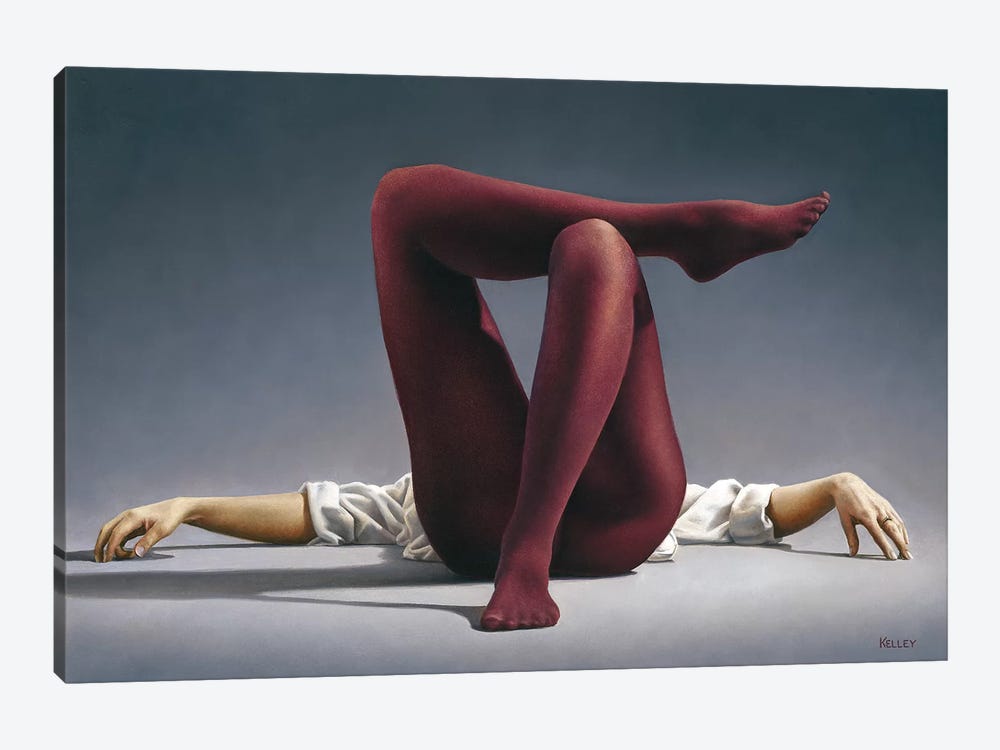 Burgundy Legs Study by Paul Kelley 1-piece Canvas Art