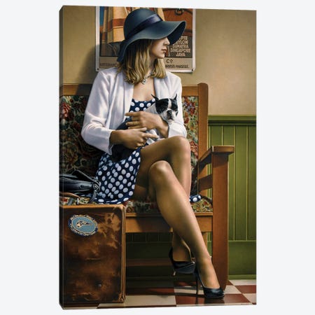 Going Abroad Canvas Print #PKE26} by Paul Kelley Canvas Wall Art