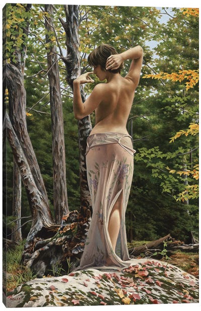 Mystic Forest Canvas Art Print - Draped in Realism