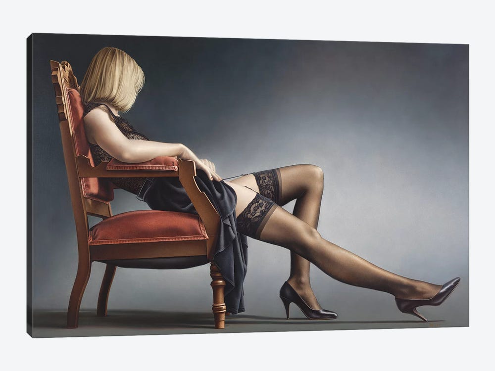 Passively Evocative In Chair by Paul Kelley 1-piece Canvas Art
