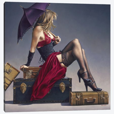 Study For The Exotic Traveller Canvas Print #PKE36} by Paul Kelley Canvas Art Print