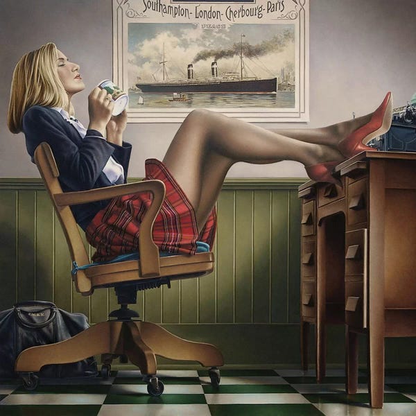 Dark Academia: Coffee Break by Paul Kelley