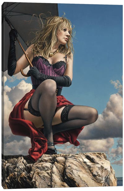 Wind From The West Canvas Art Print