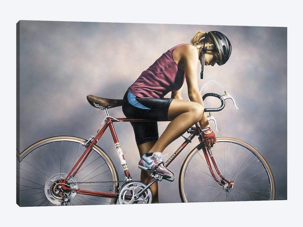 The Cyclist by Paul Kelley 1-piece Canvas Wall Art