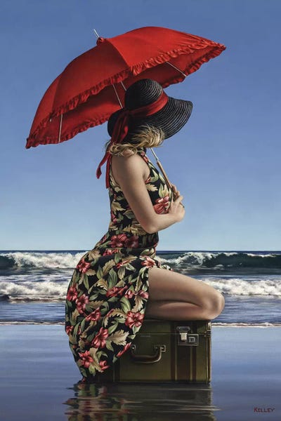 Umbrellas: Island of Worldly Belongings by Paul Kelley