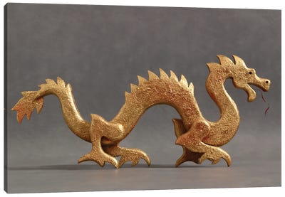Chinese Dragon Canvas Art Print - Paul Kelley