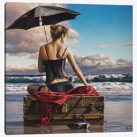 On The Edge Of The World Canvas Print #PKE8} by Paul Kelley Canvas Art