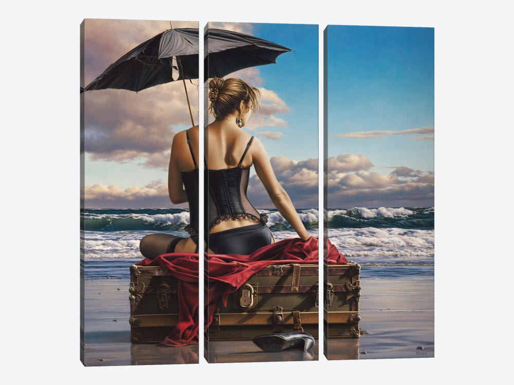 On The Edge Of The World by Paul Kelley 3-piece Canvas Print