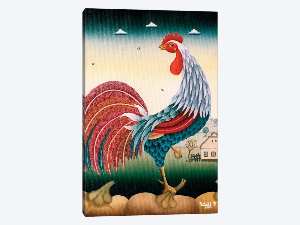 Rooster by Ferenc Pataki 1-piece Canvas Art
