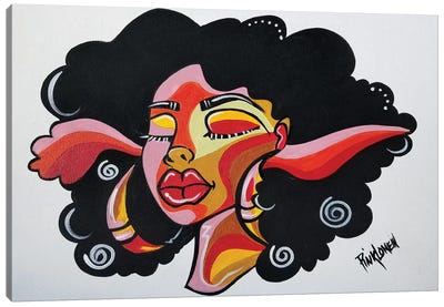 Milkshake Canvas Art Print - #BlackGirlMagic