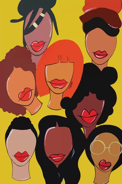 Uniqueness: Faces by Pinklomein