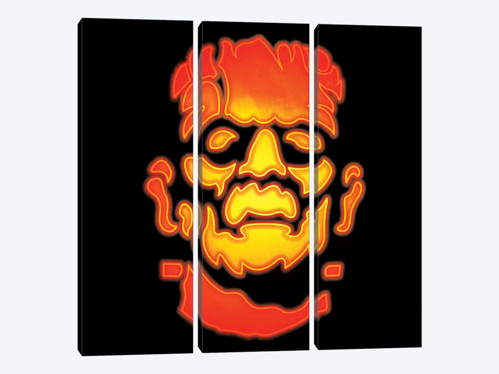 Frankenstein's Monster by 5by5collective 3-piece Canvas Print