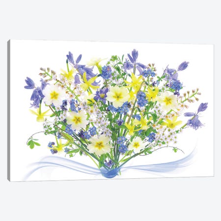 Spring Bouquet Canvas Print #PKR22} by Jacky Parker Canvas Art