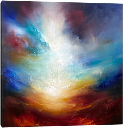 Into Incandescence Canvas Art Print - Fire & Ice