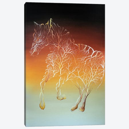 Natura Forma Six (Horse) Canvas Print #PKS24} by Paul Kingsley Squire Canvas Wall Art
