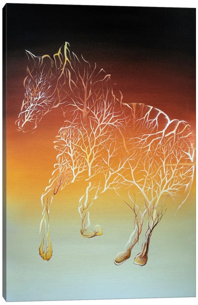 Natura Forma Six (Horse) Canvas Art Print - Paul Kingsley Squire