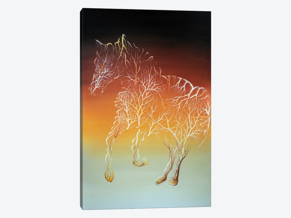 Natura Forma Six (Horse) by Paul Kingsley Squire 1-piece Canvas Wall Art
