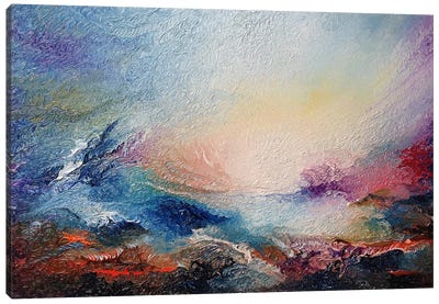 The Burning Water Canvas Art Print - Paul Kingsley Squire