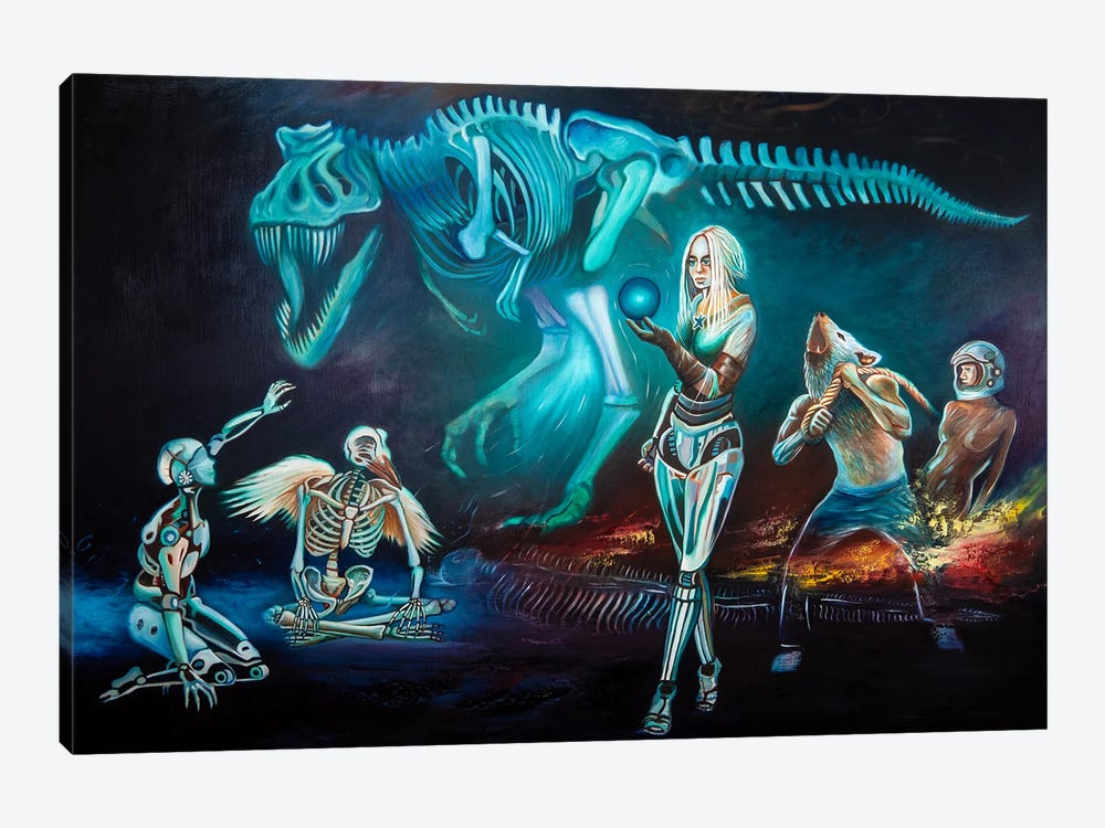 The Oracle Of Xenoclea by Paul Kingsley Squire 1-piece Canvas Art Print