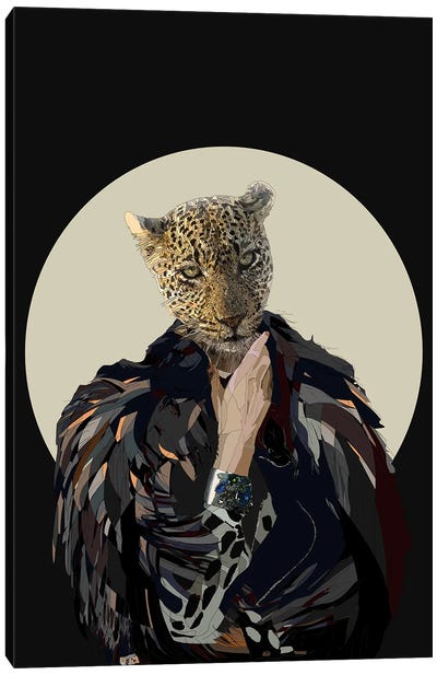 The Real Deal Canvas Art Print - Leopard Art