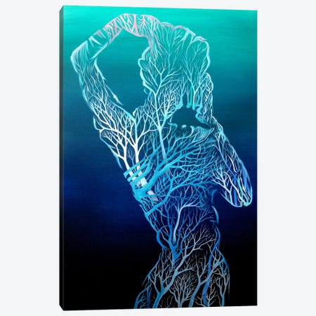 Natura Forma One Canvas Print #PKS53} by Paul Kingsley Squire Canvas Artwork