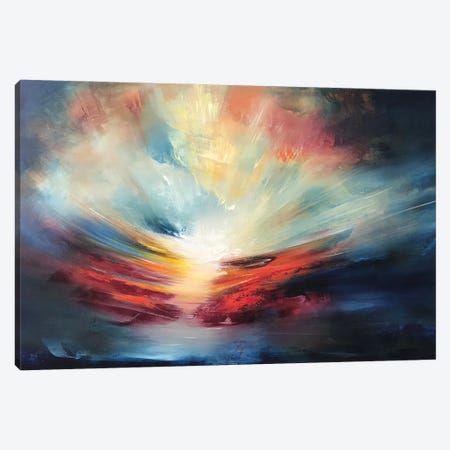 Etheric Sun Canvas Print #PKS7} by Paul Kingsley Squire Canvas Wall Art