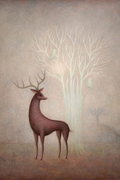 Meet Me At The Ghost Tree by Paul Barnes acrylic art print