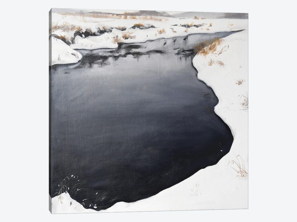 Frozen River by Polina Kharlamova 1-piece Canvas Art Print