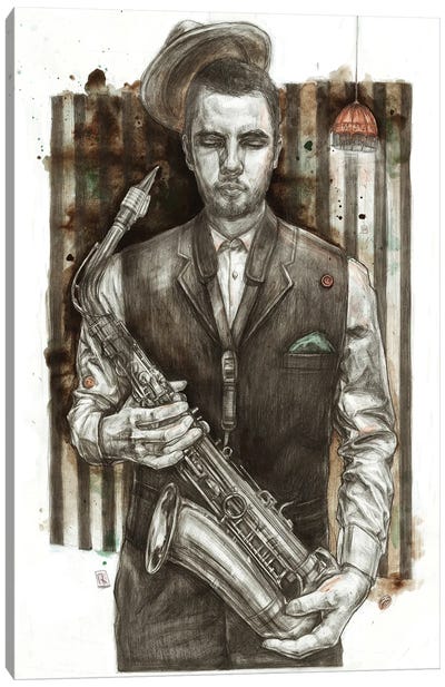 Jazzman Canvas Art Print