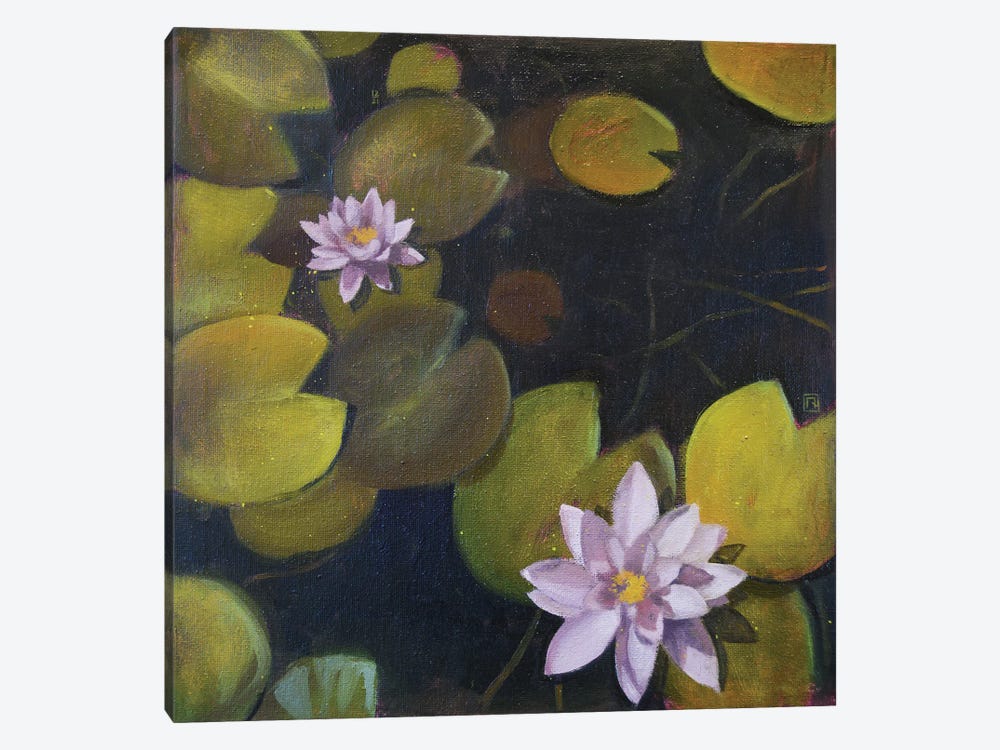 Lily Pond by Polina Kharlamova 1-piece Canvas Artwork