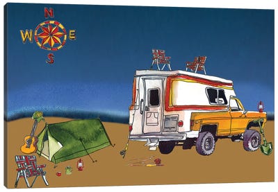 Camp Out II Canvas Art Print