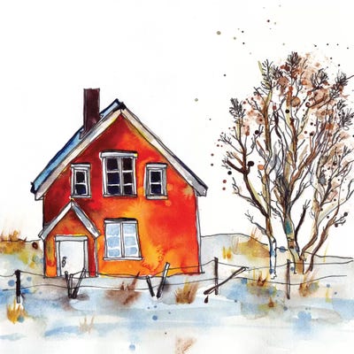 Rad Cabin V by Paul McCreery framed wall art