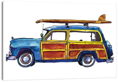 Surf Car IX Canvas Art Print