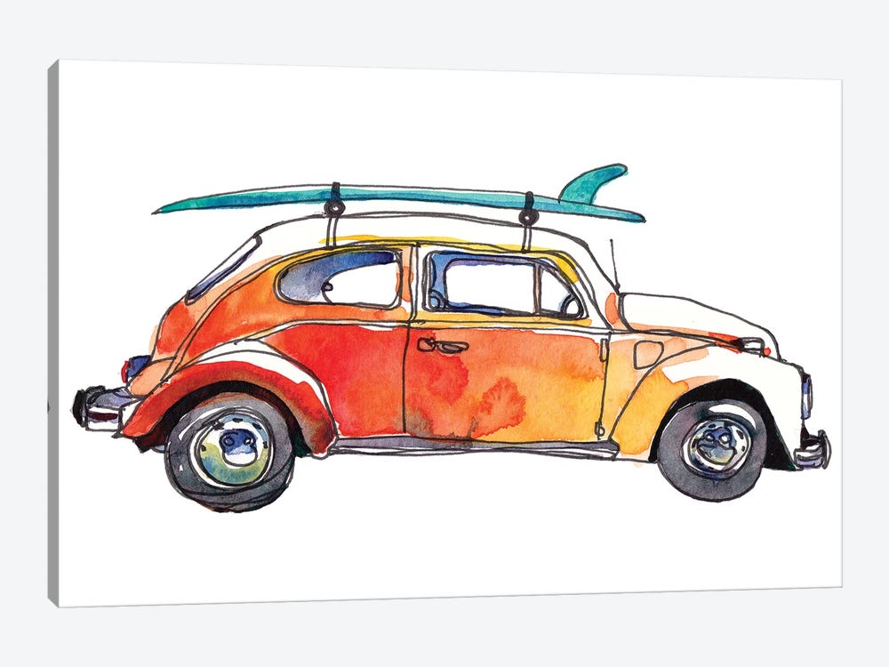 Surf Car V by Paul McCreery 1-piece Canvas Print