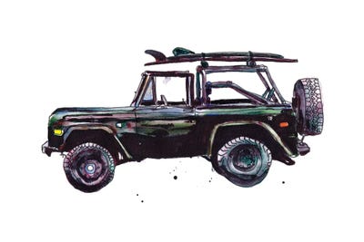 Surfin' Wheels II by Paul McCreery framed wall art