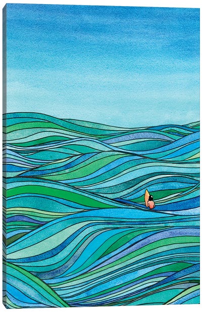 Surfer Bruh Canvas Art Print