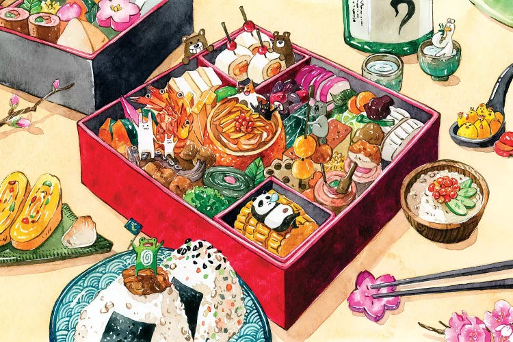 Osechi by Penelopeloveprints wall art