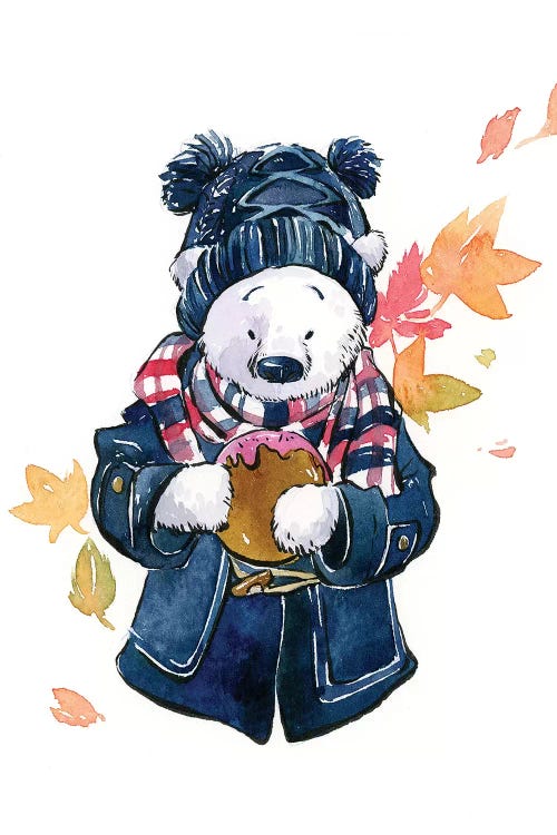 Winter Bear by Penelopeloveprints wall art