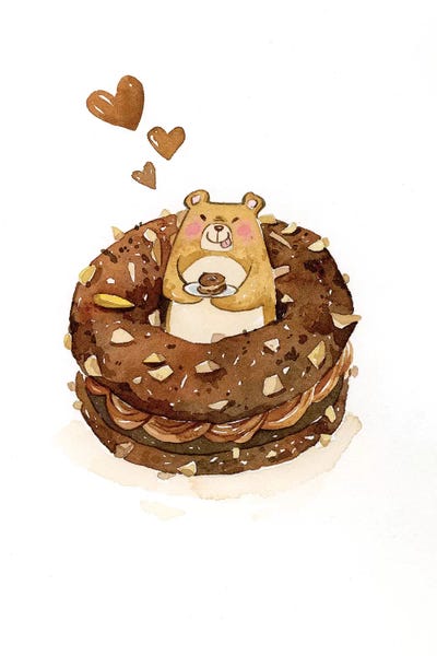Mice: Donut by Penelopeloveprints