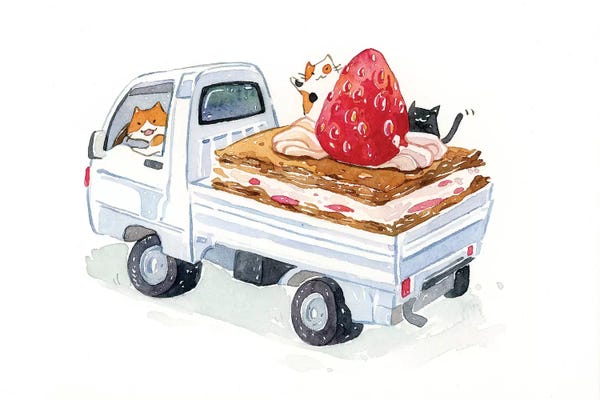 Penelopeloveprints: Kitty Trucker by Penelopeloveprints