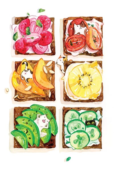 Rainbow Toast