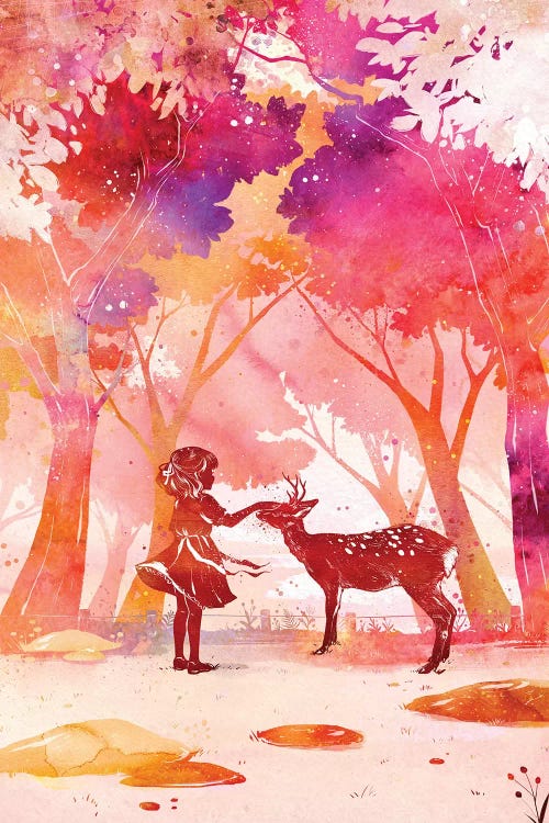 Deer Park by Penelopeloveprints wall art