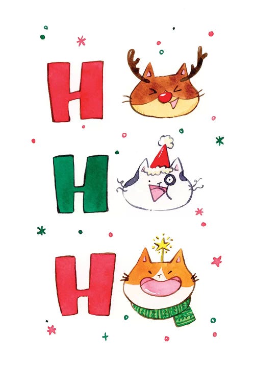 Ho Ho Ho by Penelopeloveprints wall art