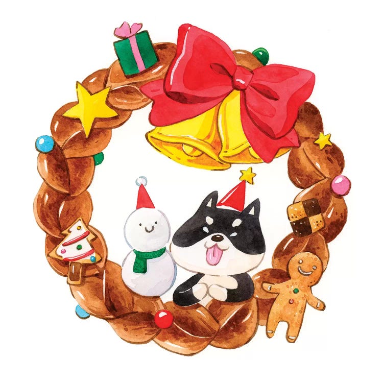 Happy Holidays by Penelopeloveprints wall art