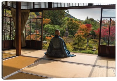 Meditation Canvas Art Print - Kyoto