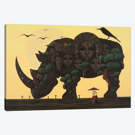 Home Canvas Print #PLW12} by Paul Lewin Canvas Print