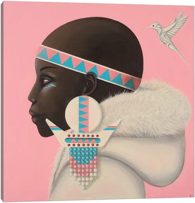 Nkiru Canvas Art Print - Hummingbird Art